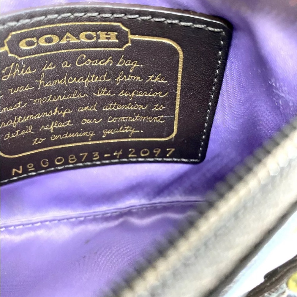 COACH SIGNATURE STUDDED WRISTLET #42097 - Picture 10 of 11